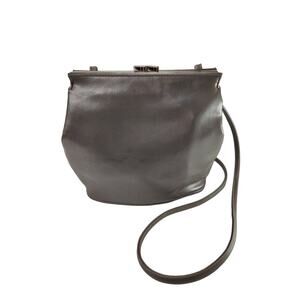 Vintage Gray leather Shoulder bag
